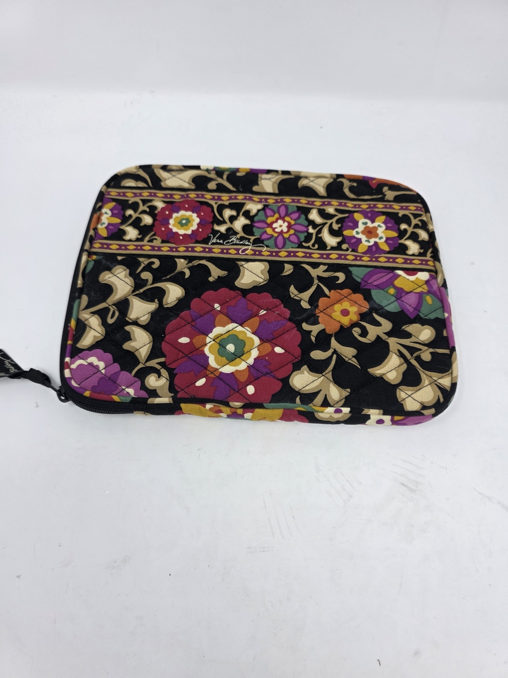 Vera Bradley Tablet Sleeve Case Cover Suzani Quilted Floral Zip Pouch